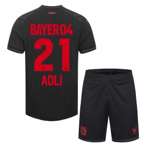 Bayer Leverkusen Amine Adli #21 Domaci Dres za Dječji 2023-24 Kratak Rukavima (+ kratke hlače)